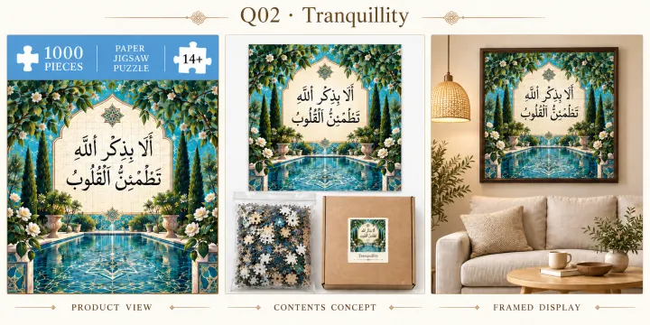 Tranquillity puzzle design concept